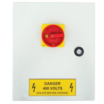 Niglon MS1003PFS 100A 3 Pole Fused Switch – Mild Steel Enclosure