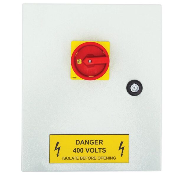 Niglon MS1003PFS 100A 3 Pole Fused Switch – Mild Steel Enclosure