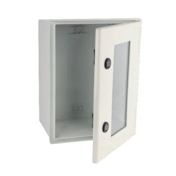 Niglon PG403020 GRP Enclosure with Glazed Door (400mm x 300mm x 200mm)
