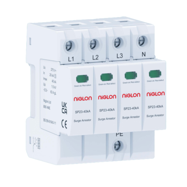 Niglon SP23S-3PN/40KA 40kA Type 2 Surge Protection Device