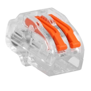 Unicrimp QL2322 32A 450V Transparent 2-Port Lever Wire Connector