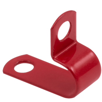 Unicrimp QPC34LSFR 8.5mm-9.0mm LSF P-Clips – a secure, fire-safe, and durable cable management solution.