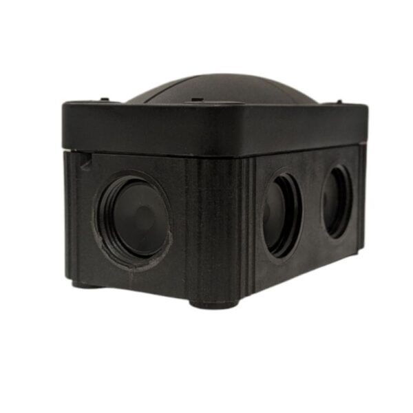 Wiska 10109900 COMBI 206 Junction Box Complete with 3 x WAGO 221 Terminals Black