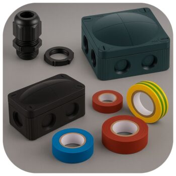 Wiska Bundle Kit 1 – COMBI Boxes, Glands & UniCrimp Tapes