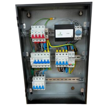 matt:e ARD-1-32-TP-M-SPD EV Connection Centre with O-PEN, 5-Pole Auto Reset Isolator, 32A TPN MCB & Type 2 SPD
