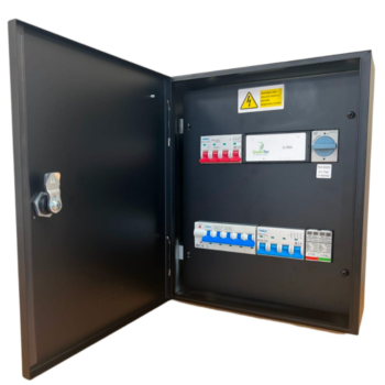 matt:e ARD-1-63-TP-SPD EV Connection Centre with O-PEN 63A TPN and Type 2 SPD