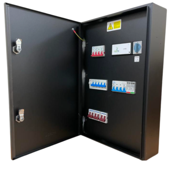 matt:e ARD-3-63-ISL-SPD EV Connection Centre with O-PEN 3 x 63A SP Loads & Type 2 SPD