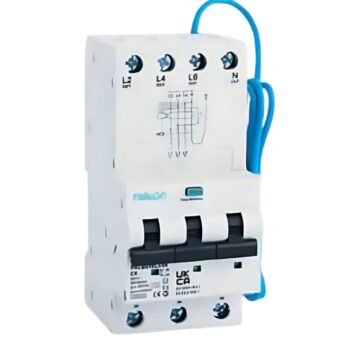 Niglon PRCBO10B3-06 6A 3 Phase Type A 10kA RCBO