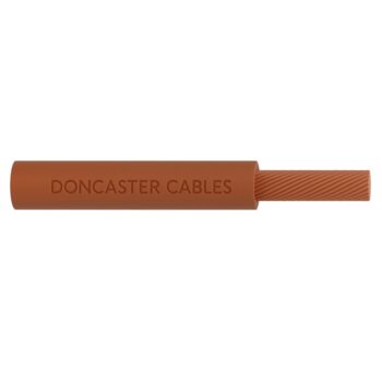 Doncaster Cables TR716BR/100 Doncaster Cables Tri Rated 16mm² Brown PVC Cable – 100m