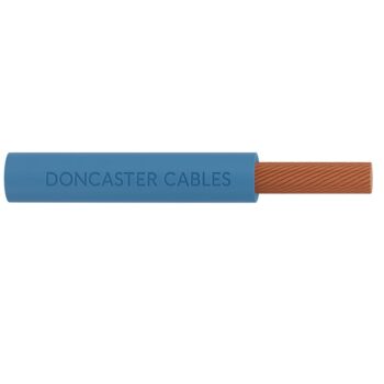 Doncaster Cables TR725BL/1 Doncaster Cables Tri Rated 25mm² Blue PVC Cable – Cut per 1m