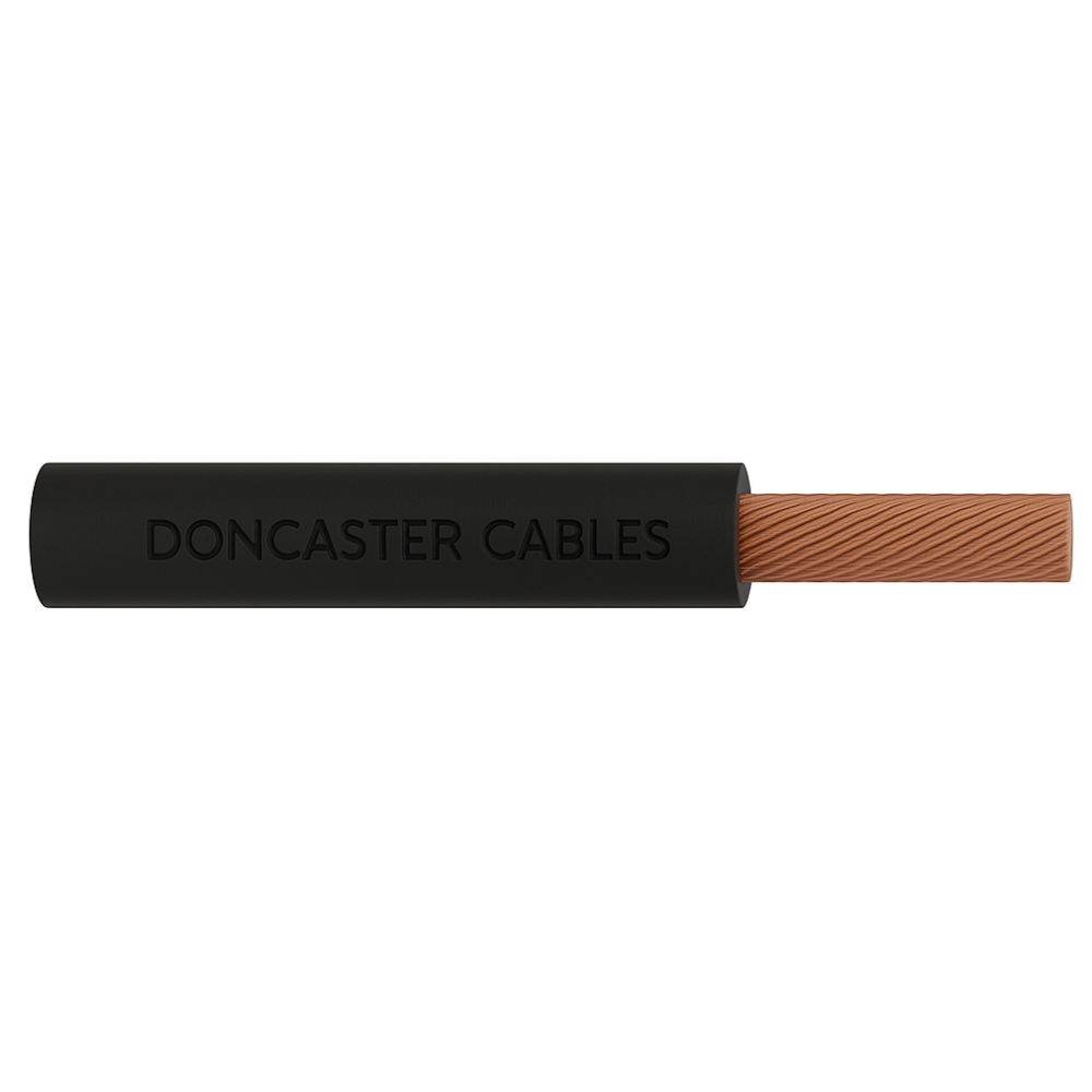 Doncaster Cables TR735B/1 Doncaster Cables Tri Rated 35mm² Black PVC Cable – Cut per 1m