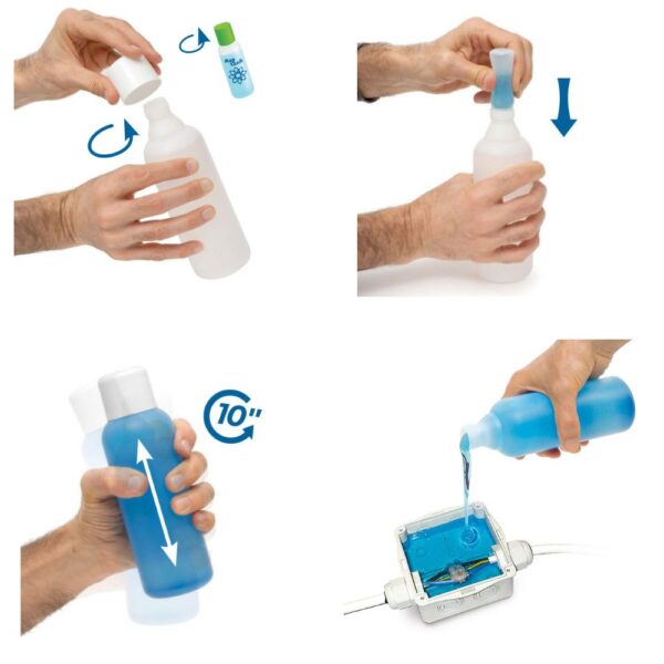 Extra-Fast Waterproof Gel for Electrical Boxes, Cable Joints & Electronic Circuit Protection