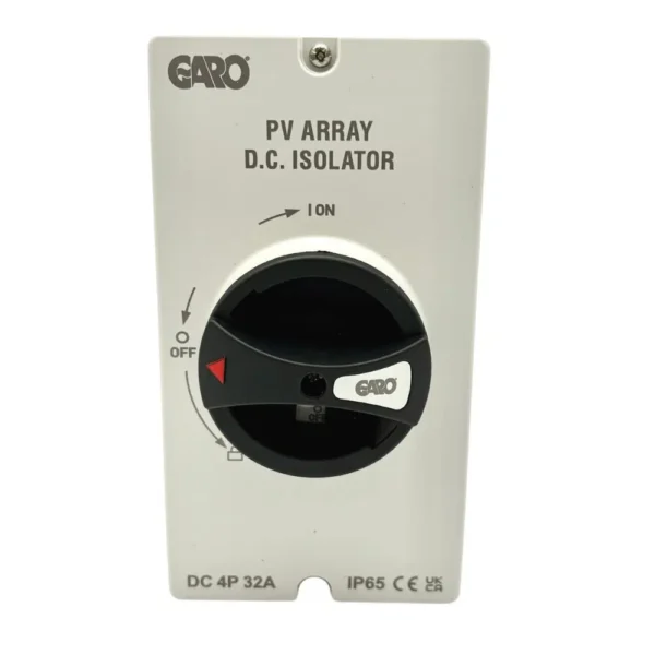 Garo SIDC416IP65 16A 4 Pole DC Rotary Isolator