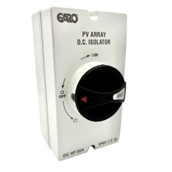 Garo SIDC432IP65 32A 4 Pole DC Rotary Isolator
