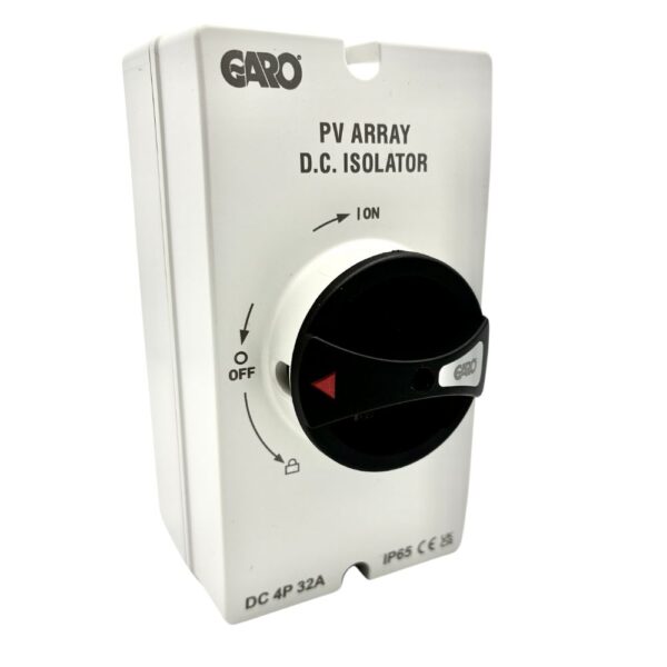Garo SIDC432IP65 32A 4 Pole DC Rotary Isolator