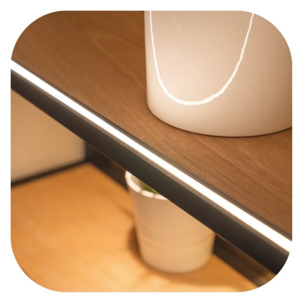 Häfele 833.75.376 Loox5 5m 3000K Monochrome IP44 LED Flexible Strip Light with Silicone Sleeve
