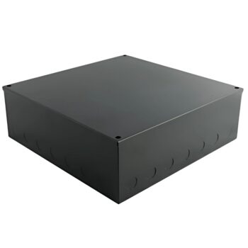 Niglon ABB12124 Black Steel Adaptable Box 300x300x100mm (With Knockouts)