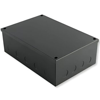Niglon ABB996 Black Steel Adaptable Box 225x225x150mm (With Knockouts)