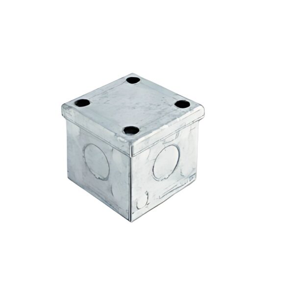 Niglon ABG222 Galvanised Steel Adaptable Box 50x50x50mm (With Knockouts)