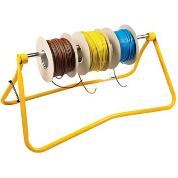 Niglon CS Steel Frame Folding Cable Runner with powder-coated finish, fold-flat design, multi-reel support, and 50kg max load capacity for professional installations.