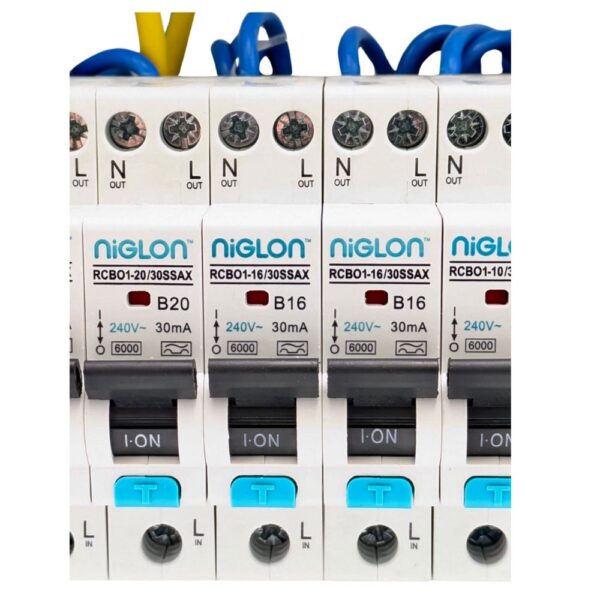 Niglon M3CU14SP/8RCBO SPD Consumer Unit Kit with 8 RCBOs