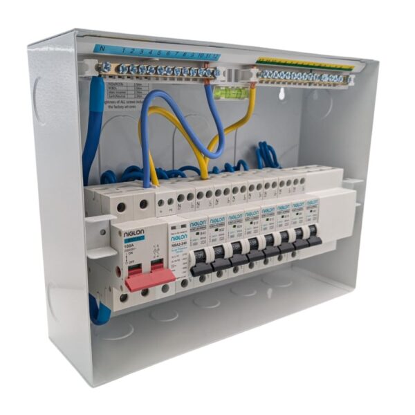 Niglon M3CU14SP/8RCBO SPD Consumer Unit Kit with 8 RCBOs