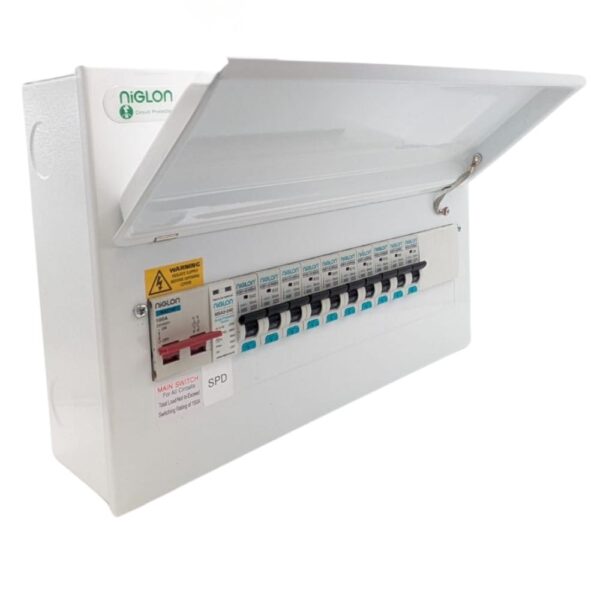 Niglon M3CU16SP/Kit 13 Way SPD Consumer Unit Kit with 10 RCBOs