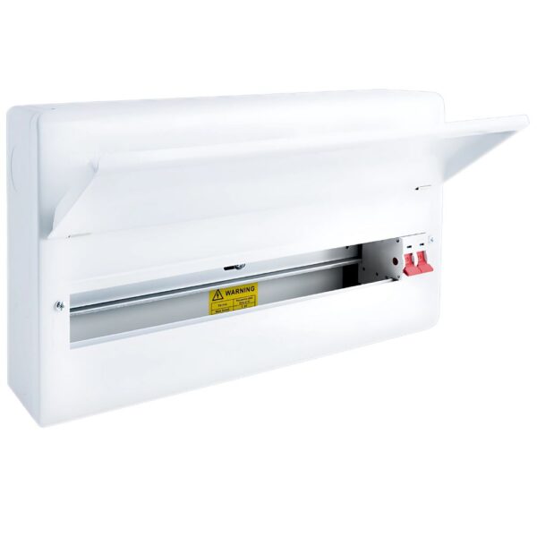 Niglon PCU2220M Protego 100A Twin Screw Main Switch 20 Way Metal Consumer Unit