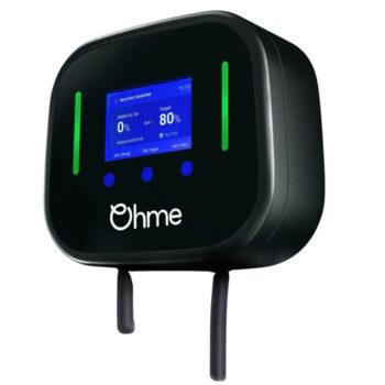 Ohme Home Pro 7.4kW Type 2 Tethered EV Charger – 8m Cable (Black)