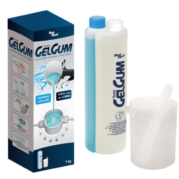 Raytech Techno GelGum 1000 – 1000ml Two-Component Gel-Rubber Cable Insulation Compound