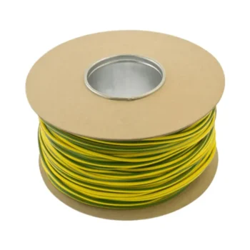 Unicrimp QES3 - GreenYellow PVC Earth Sleeving 3mm x 100m