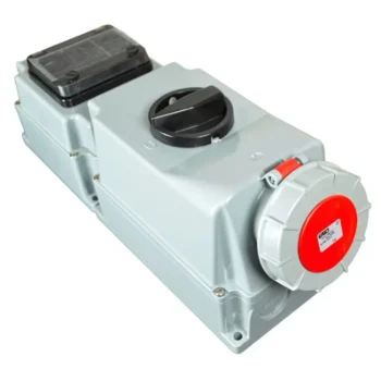 4-Pin Interlocked Three Phase Socket with Type A RCD for Demanding Installations