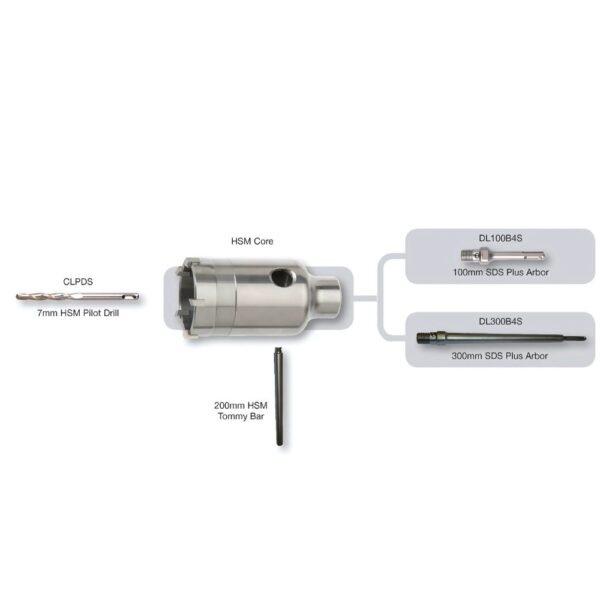 Armeg CL80S HSM 80mm Masonry Core Drill – 85mm Core Bit 3