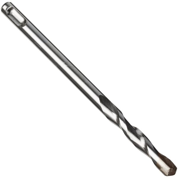 Armeg CLPDS 7mm HSM pilot drill with ball-locking groove and tungsten carbide tip for use in masonry and concrete.