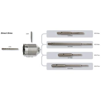 Armeg 11.0mm x 130mm A-Taper pilot drill bit for masonry and concrete, compatible with taper adaptors for secure, professional drilling.