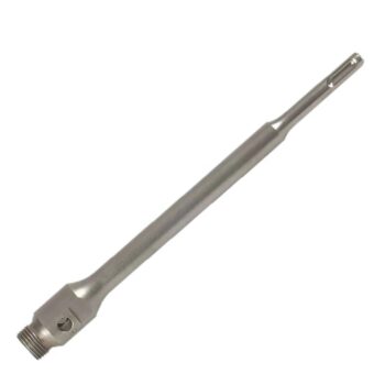 Armeg 250mm SDS Plus to 1/2″ BSP core drill adaptor for extended reach drilling in masonry and concrete.