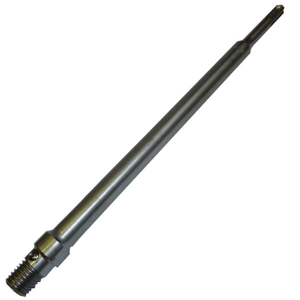 Armeg DL300B4S 300mm SDS Plus core drill arbor with ball-lock system and tungsten carbide tip for efficient heavy-duty drilling.