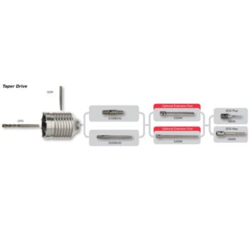 Armeg HB4K SDS Plus to K Taper drill holder made from durable steel for adapting SDS Plus hammer drills to K Taper tools.