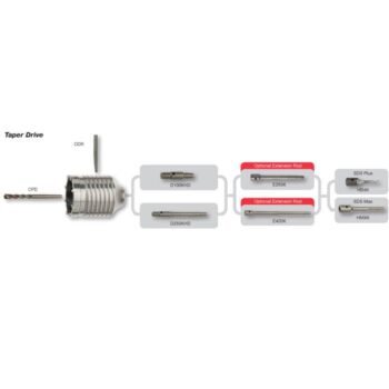 Armeg HMXK SDS Max to K Taper Drill Holder – heavy-duty adaptor for converting SDS Max drills to K Taper tooling.