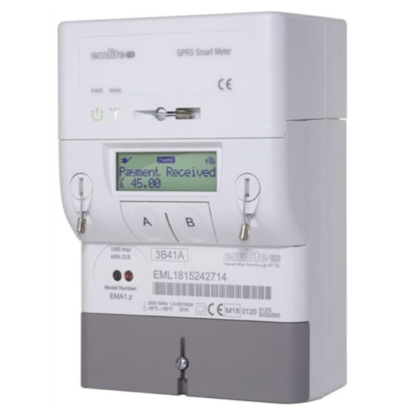 EML-TU Dual Fuel Smart Prepayment Meter – MID Approved Tokenless Electric Meter