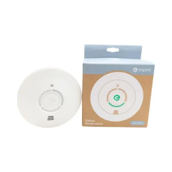 ESP ES1SRV Espire Optical Smoke Alarm Powered by Mains with 9V Battery