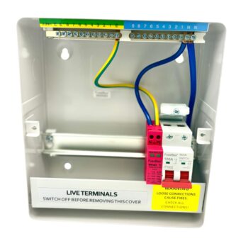 F3 Series F3007MZ FuseBox Consumer Unit – Internal View Without Front Cover