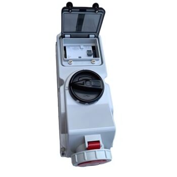 Garo URBBV432-6SCR 32A 5-Pin IP67 Industrial Socket with Built-In 4 Pole RCD