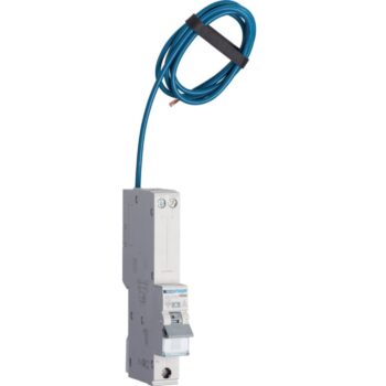 Hager ARL975U 25A RCBO with AFDD – single-module arc fault and residual current circuit protector with Curve C tripping.