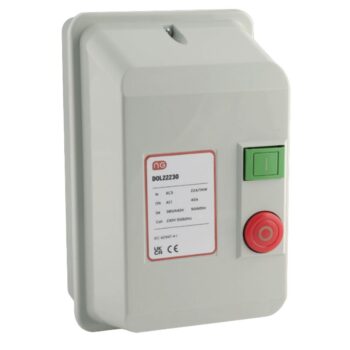 Niglon DOL22415 415V 22A 5.5kW Enclosed Direct On Line Starter