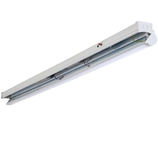 Saxby 113954 RularPRO 5ft LED batten with emergency lighting, tri-colour temperature, multi-wattage selection, steel body, and 8000Lm output.