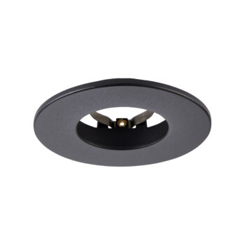 Black Fixed Bezel for Saxby ShieldONE 65 GU10 Downlight