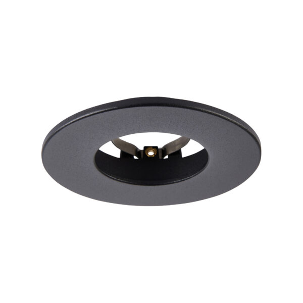 Black Fixed Bezel for Saxby ShieldONE 65 GU10 Downlight