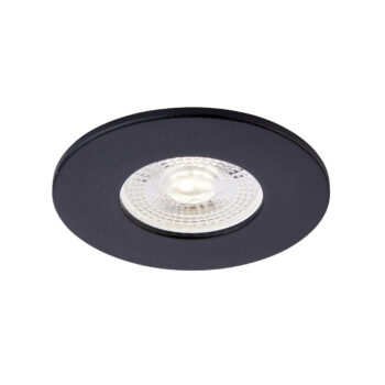 Black Fixed Bezel for Saxby ShieldONE 65 GU10 Downlight