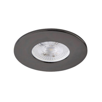 Black Nickel Fixed Bezel for Saxby ShieldONE 65 GU10 Downlight